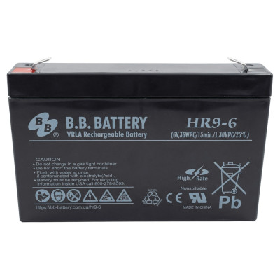 Акумуляторна батарея BB Battery HR 9-6