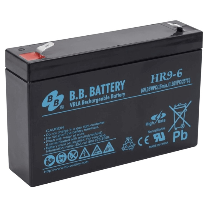 Акумуляторна батарея BB Battery HR 9-6