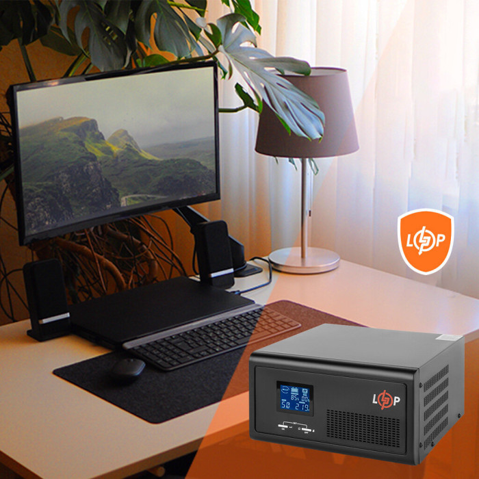 ДБЖ LogicPower 12V LPE-B-PSW-1500VA+