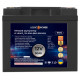 Аккумуляторная батарея LogicPower LP LiFePO4 12V 50Ah (BMS 80A/40А) пластик