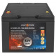 Акумуляторна батарея LogicPower LP LiFePO4 12V 90Ah (BMS 50A/25A) пластик