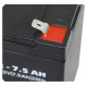 Акумуляторна батарея LogicPower LPM 12V 7,5Ah