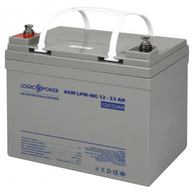 Аккумуляторная батарея LogicPower LPM-MG 12V 33Ah