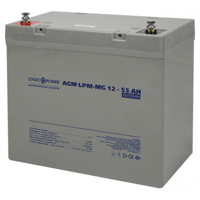 Аккумуляторная батарея LogicPower LPM-MG 12V 55Ah