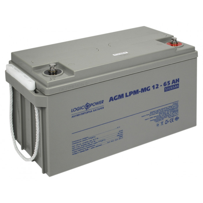 Аккумуляторная батарея LogicPower LPM-MG 12V 65Ah