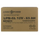 Акумуляторна батарея LogicPower LPN-GL 12V 65Ah