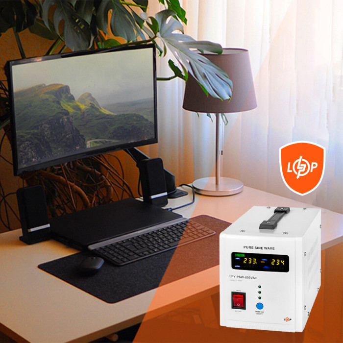 ИБП LogicPower LPY-PSW-800VA+