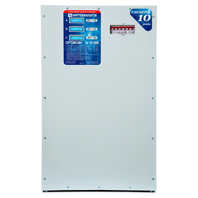 Трехфазный стабилизатор напряжения Укртехнология OPTIMUM 3x15000